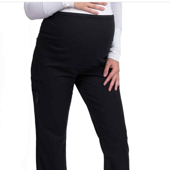 Black Maternity Scrub Pants ✨Host Pick✨ - Picture 1 of 10